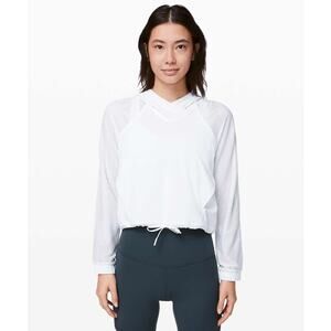 Lululemon Catch a Breeze Pullover White Size 6